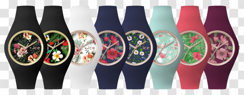 Ice Watch Flower Brand Clock Transparent PNG
