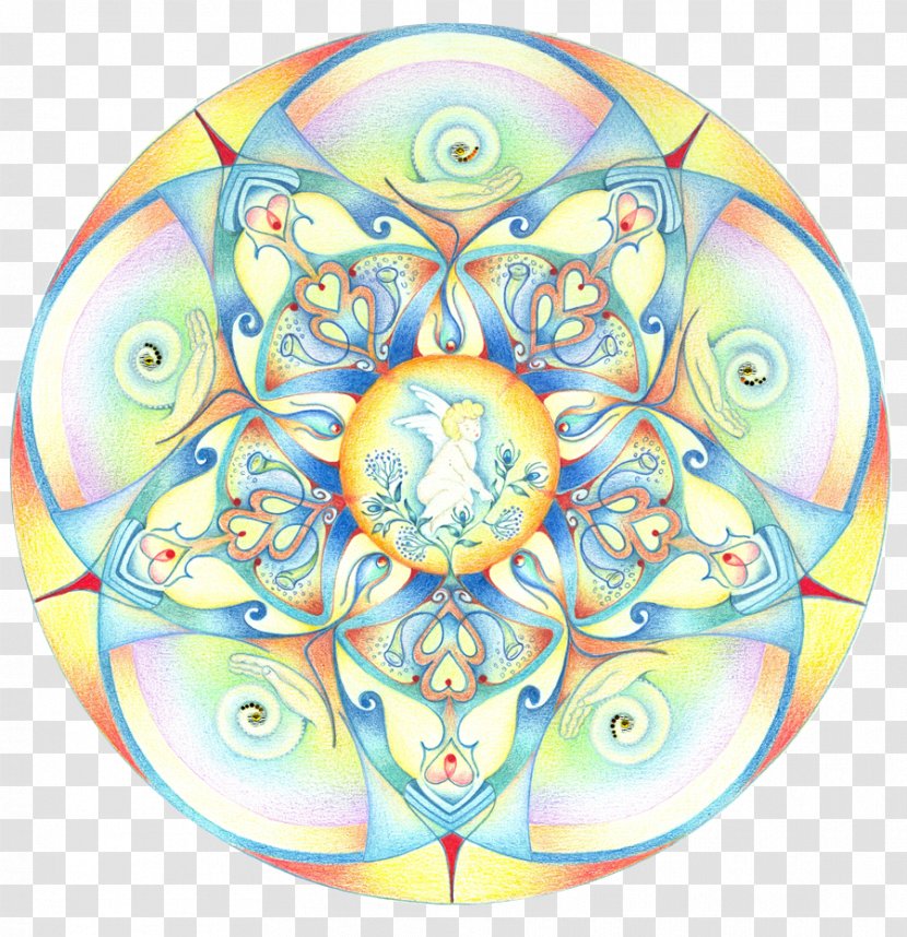 Kaleidoscope Symmetry Circle Mandala Pattern - Sphere Transparent PNG