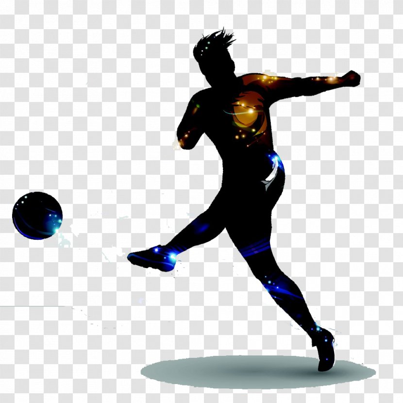 Football Player Shooting Goal - Passing - Football,Football,soccer Transparent PNG