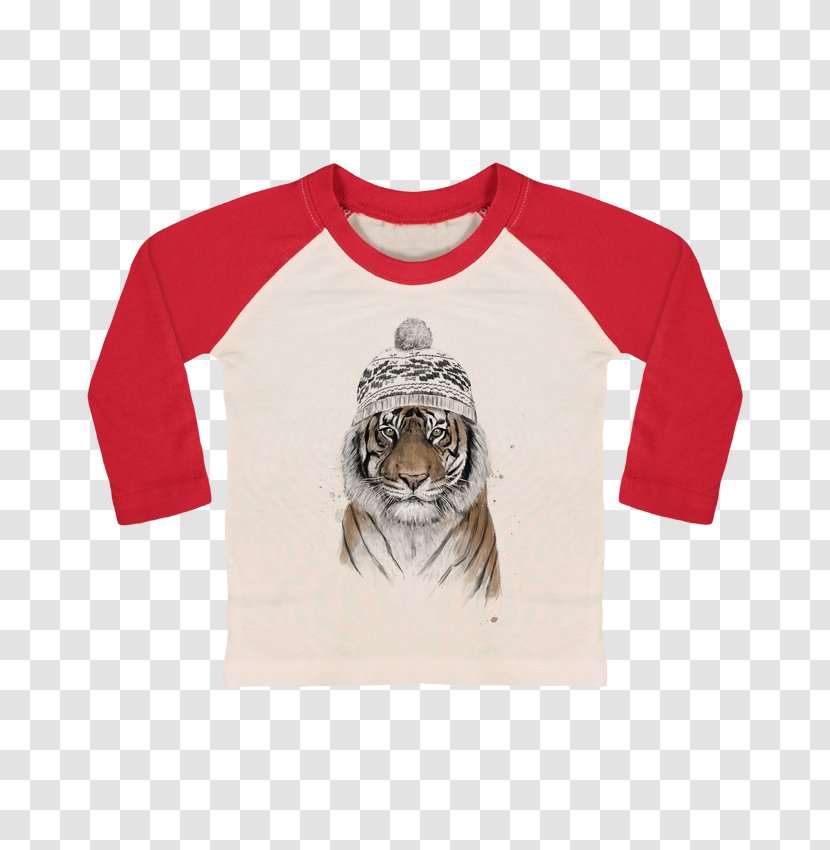 Long-sleeved T-shirt Spreadshirt Bluza - Sleeve - Siberian Tiger Transparent PNG
