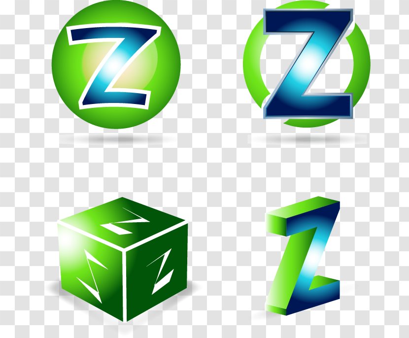 Logo Stock Illustration - Computer Icon - Painted Green Letter Z Pattern Transparent PNG