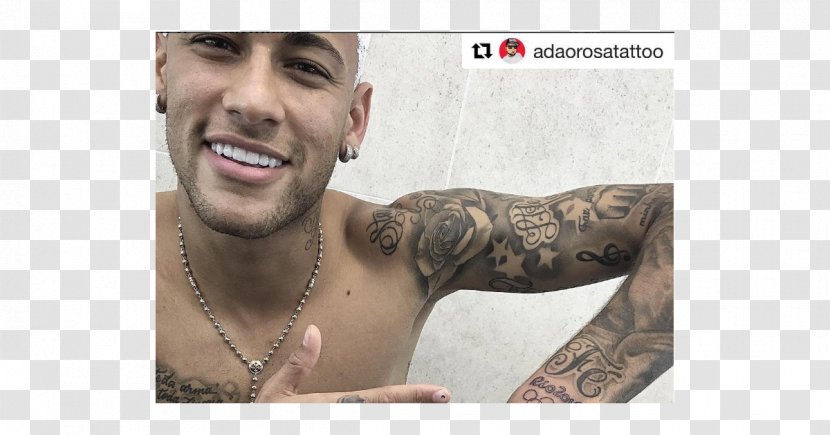 Neymar Brazil National Football Team Tattoo Player Paris Saint-Germain F.C. - Frame Transparent PNG