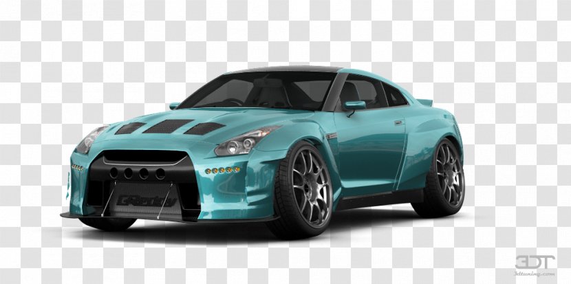 Nissan GT-R Performance Car Automotive Design - Gt R - 2010 Transparent PNG