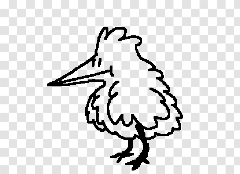 Bird Line Art - Water - Coloring Book Head Transparent PNG