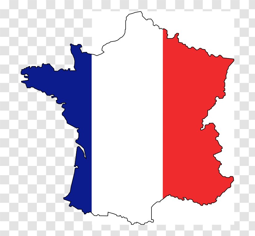 Flag Of France Clip Art - Map Transparent PNG