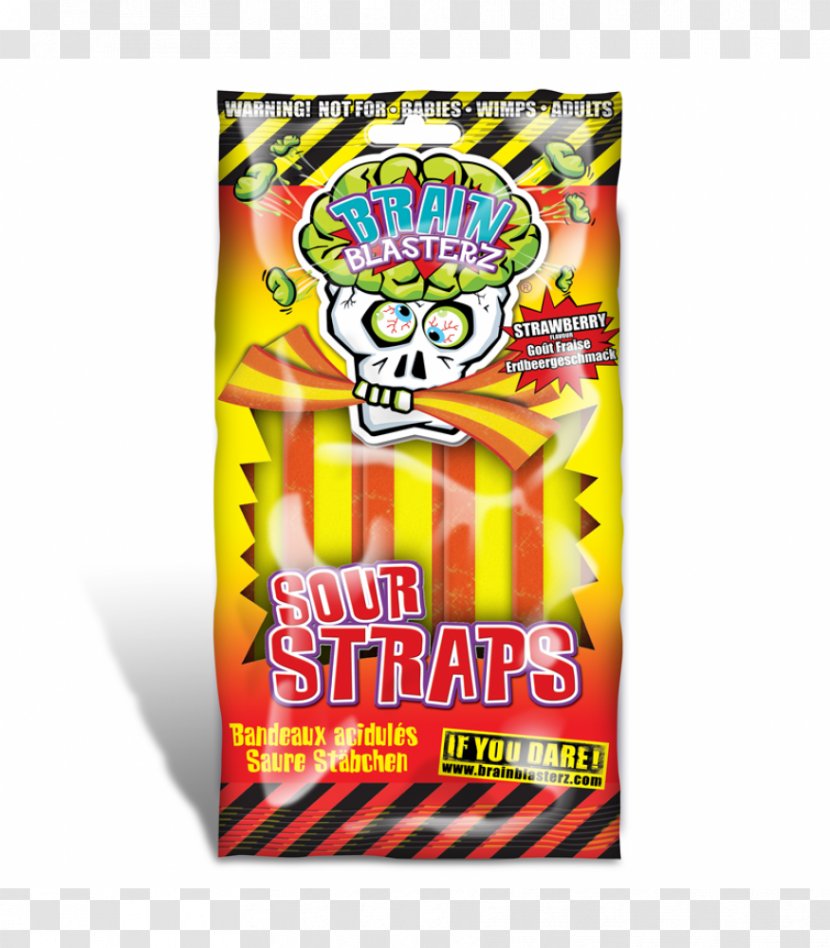 Chewing Gum Brain Blasterz Sour Flavor Fizz - Punch Transparent PNG