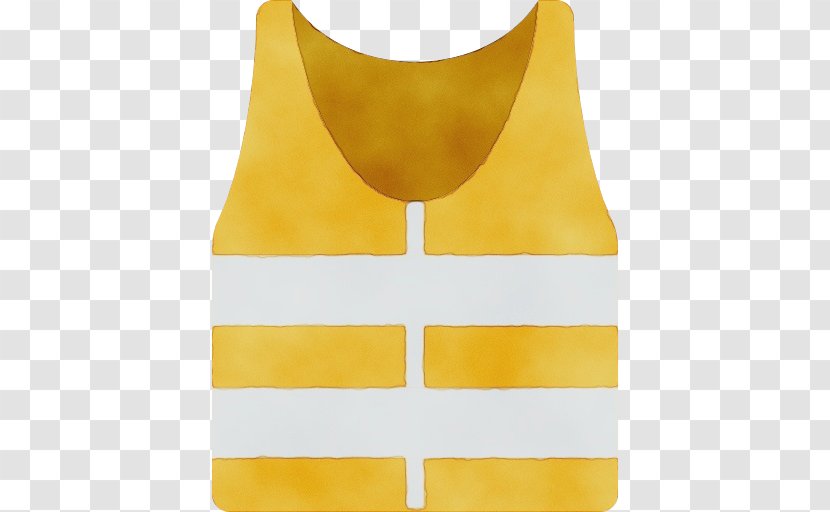 Yellow Clothing High-visibility Active Tank Outerwear - Wet Ink - Sleeveless Shirt Vest Transparent PNG