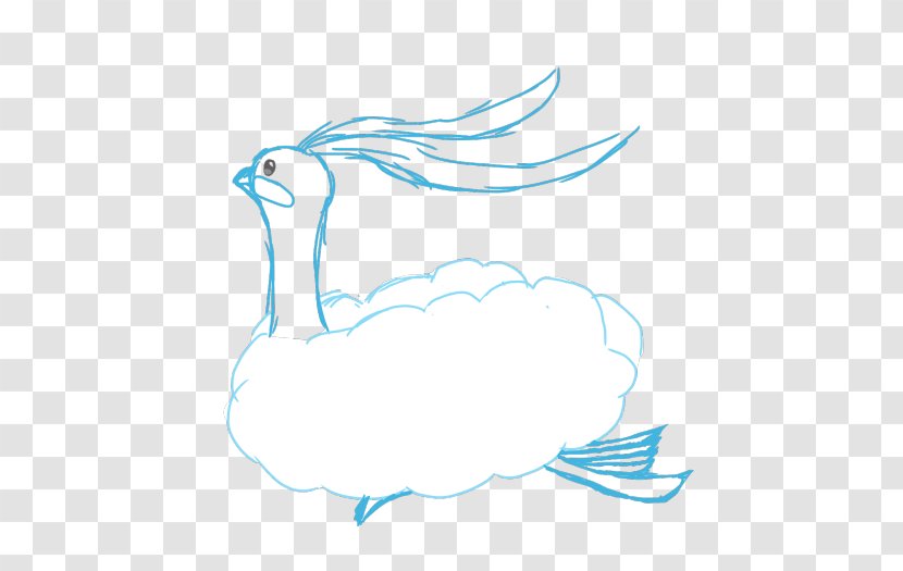Duck Bird Feather Goose Cygnini - Ducks Geese And Swans - Pokemon Altaria Transparent PNG