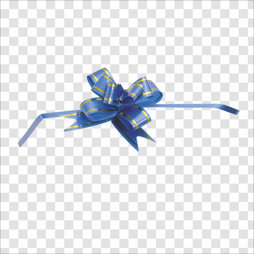 Blue Butterfly Purple - Ribbon Transparent PNG
