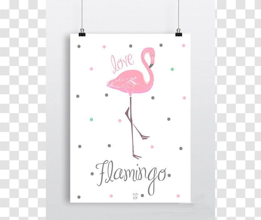 Hard Copy Poster Text Printing - Bird - Flamingo Transparent PNG