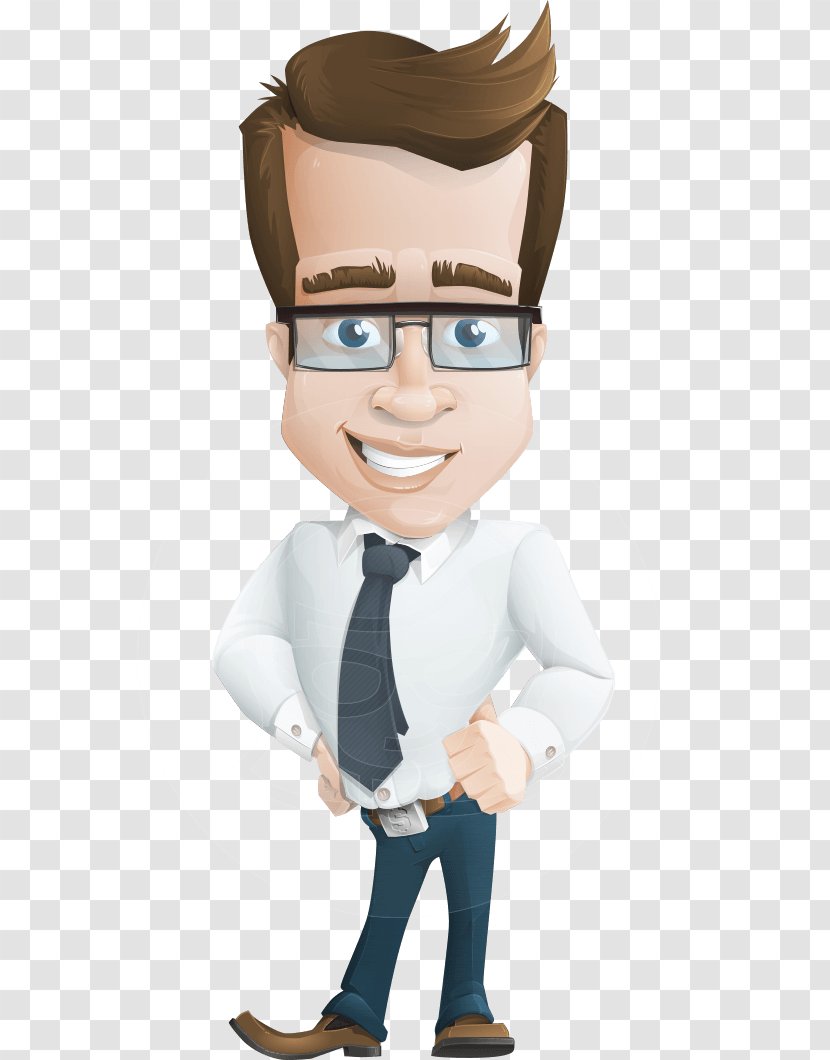 Cartoon Character Male - Casual Transparent PNG