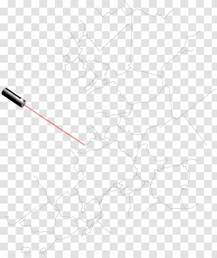 Drawing White Point - Tree - Cylindrical Magnet Transparent PNG