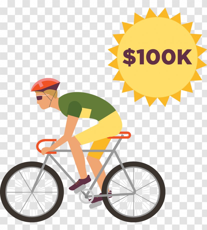 Vector Graphics Design Stock Illustration Royalty-free - Hybrid Bicycle - Bike Fundraiser Cartoon Heart Foundation Transparent PNG