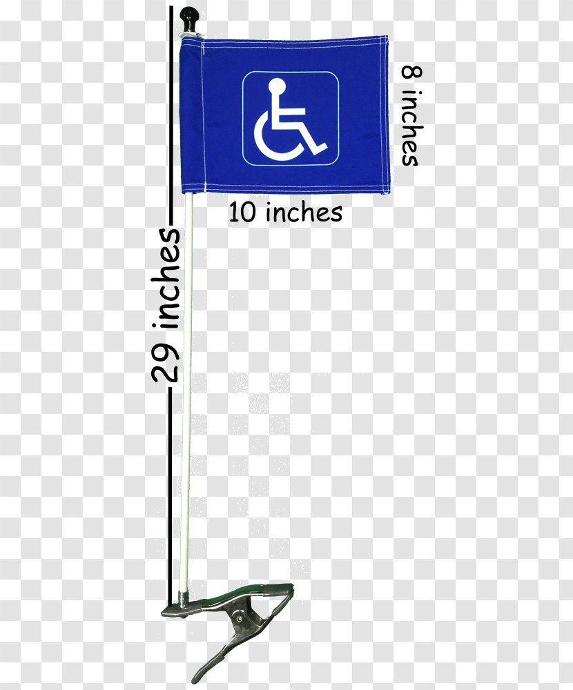 Disability Line Angle - Golf Flag Transparent PNG