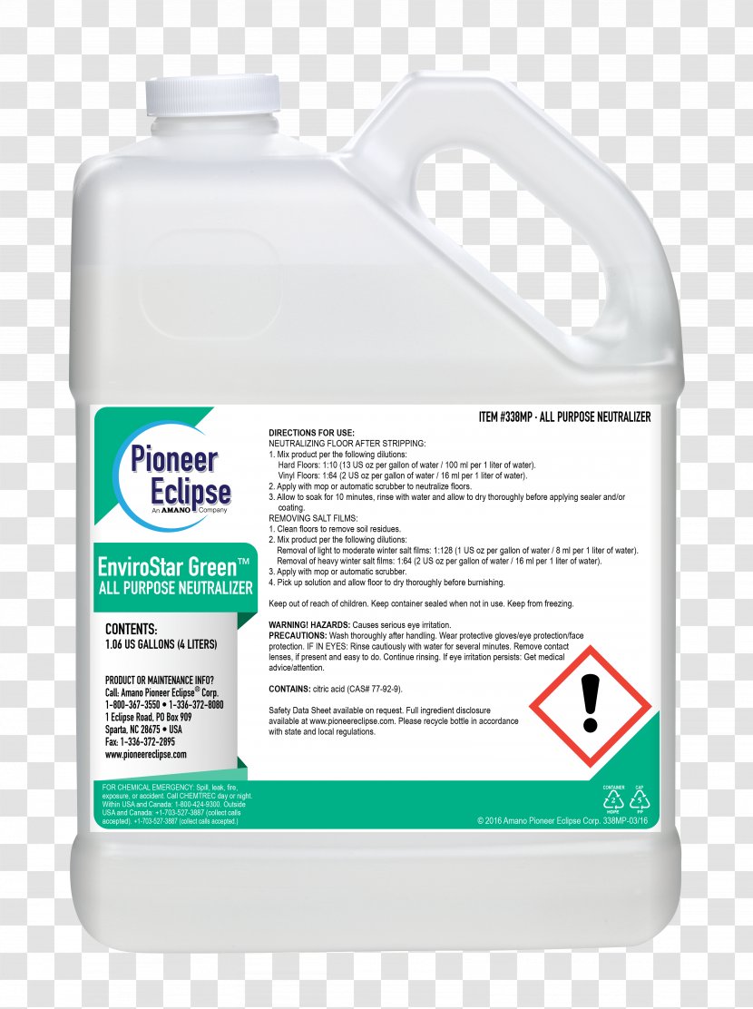 Household Cleaning Supply Cleaner Solvent In Chemical Reactions Product - Boenmachine - All Purpose Transparent PNG