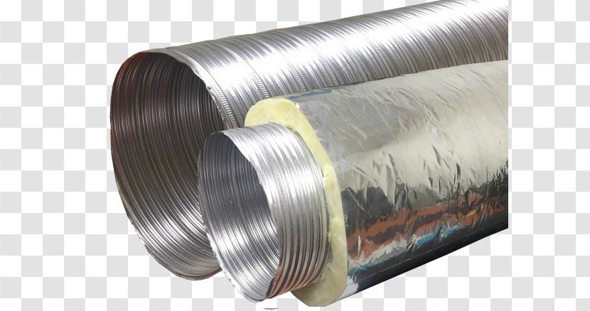 Duct Steel Pipe Air Conditioning Hose - Manufacturing - Semi Final Transparent PNG