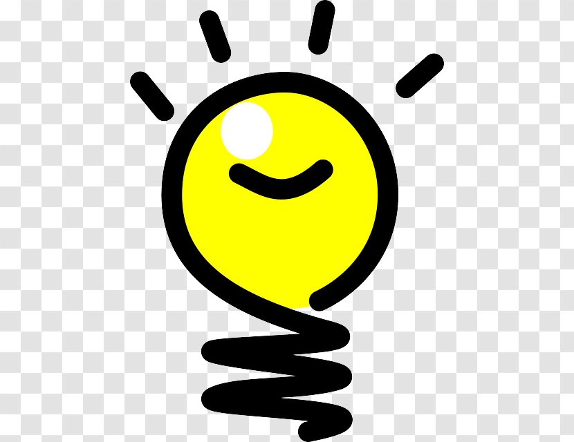 Clip Art - Yellow - Creative Light Bulbs Transparent PNG