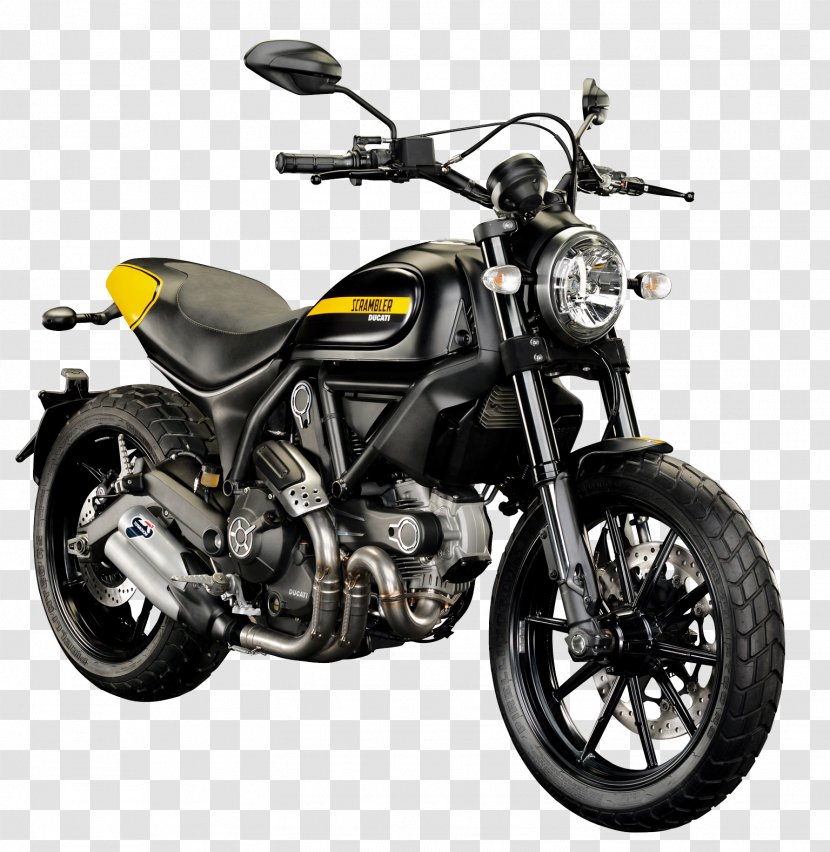Ducati Scrambler Motorcycle Throttle Monster - Rim - Bike Transparent PNG
