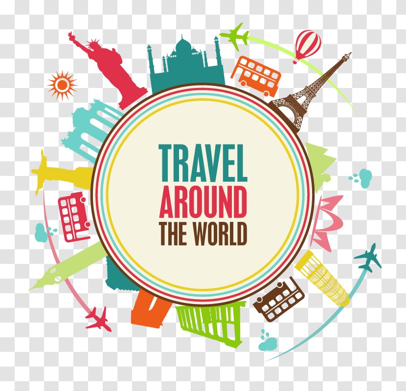 Travel Agent Universal Studios Singapore Flight Suitcase - Roundtheworld Ticket - Around World Transparent PNG