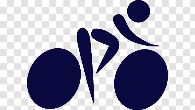 Olympic Games Cycling Pictogram Sports Clip Art - Blue - Cyclist Cliparts Transparent PNG