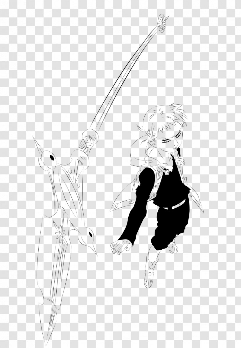 The Seven Deadly Sins IPhone 3GS Line Art Sketch - Flower - Silhouette Transparent PNG