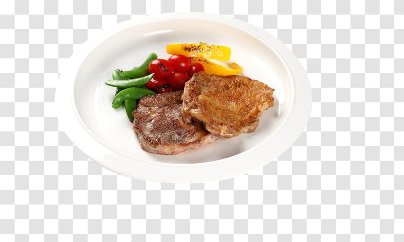Fried Chicken European Cuisine Pork Chop Thighs - Garnish - Pan-fried Fight Transparent PNG