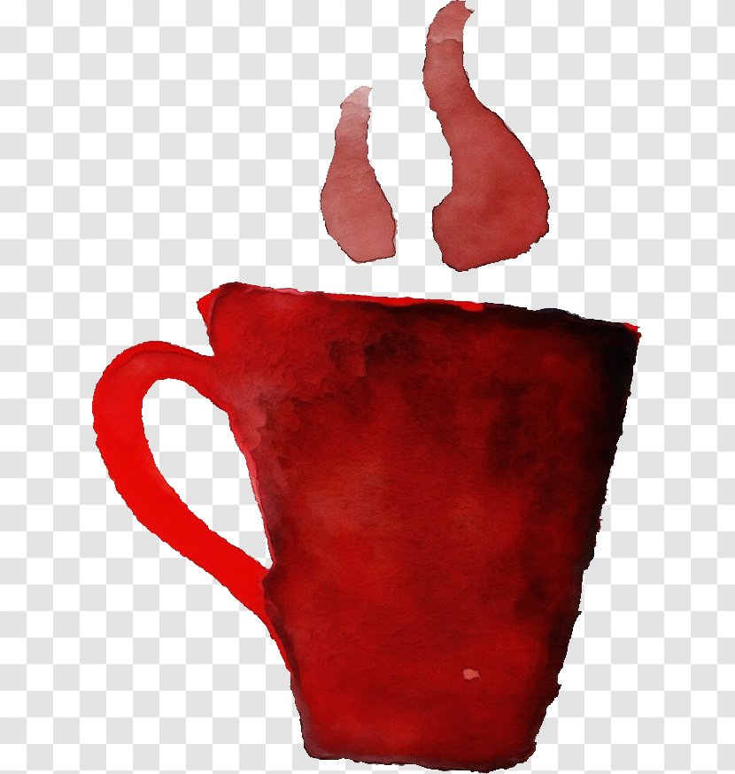 Red Cup Drinkware Clip Art - Serveware Tableware Transparent PNG