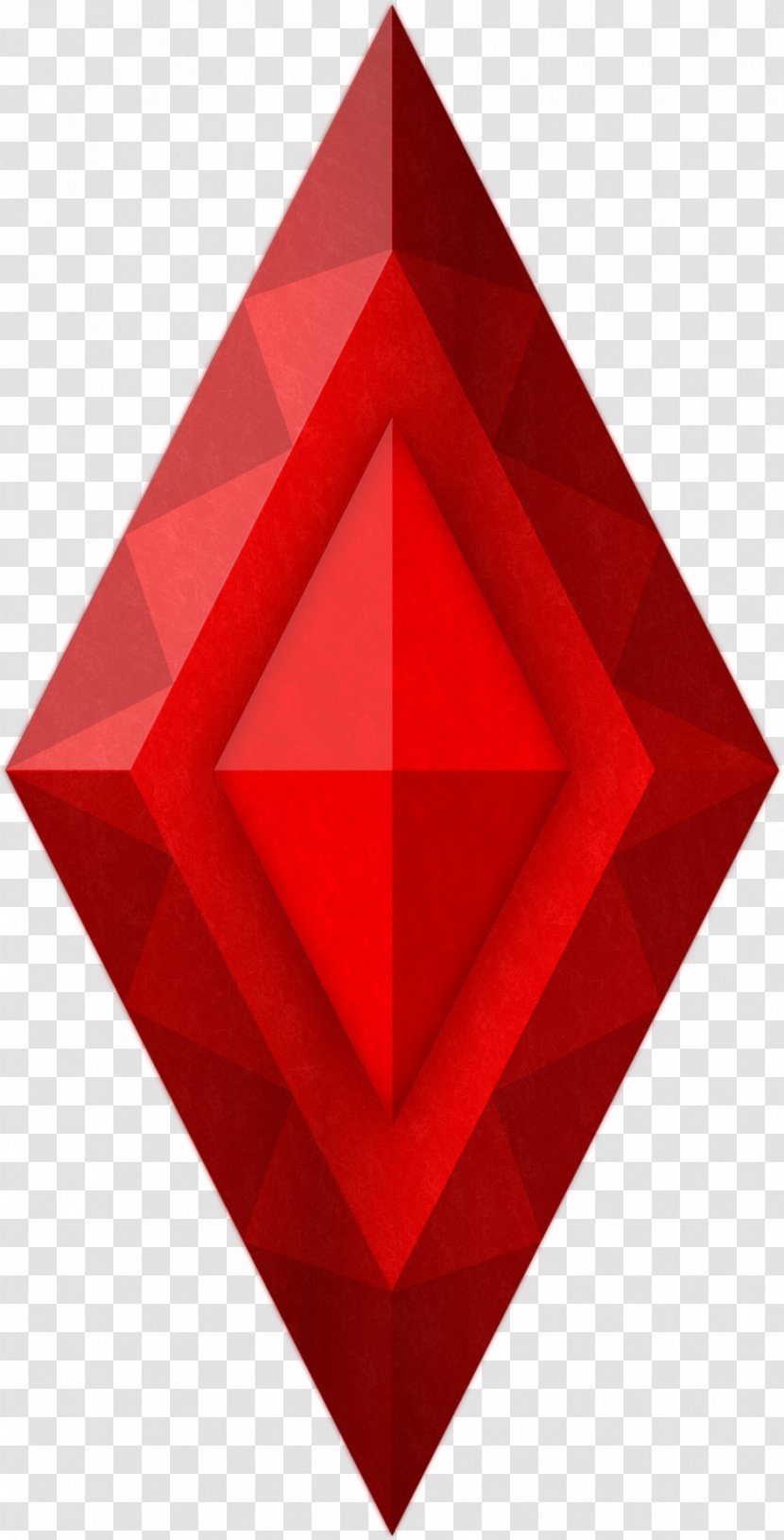 Triangle Pattern RED.M - Red - Blue Fire Granite Transparent PNG