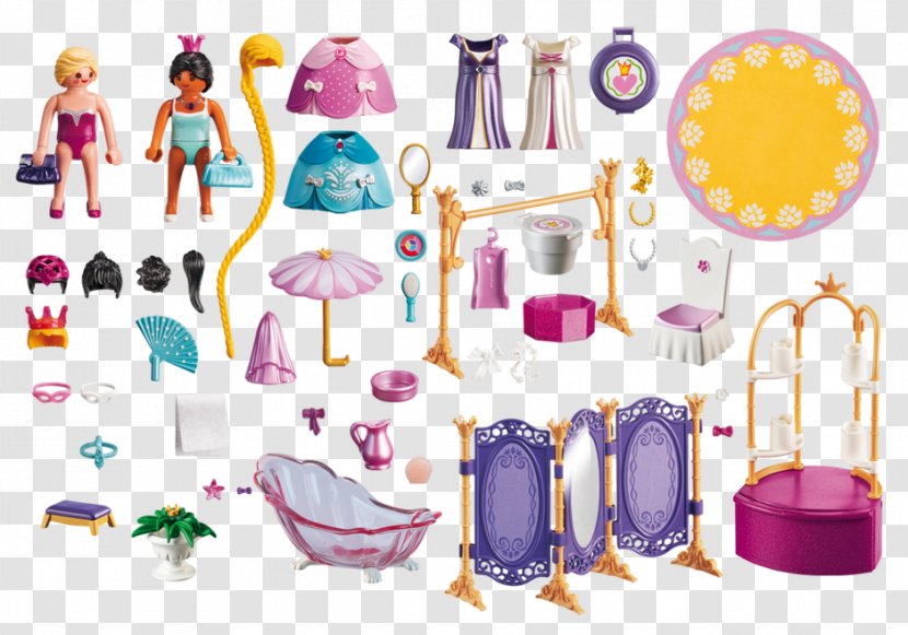 Playmobil Dressing Room With Salon Clothing Toy - Ball Transparent PNG