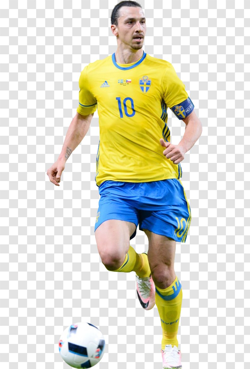 Zlatan Ibrahimović Sweden National Football Team A.C. Milan Player Jersey Transparent PNG