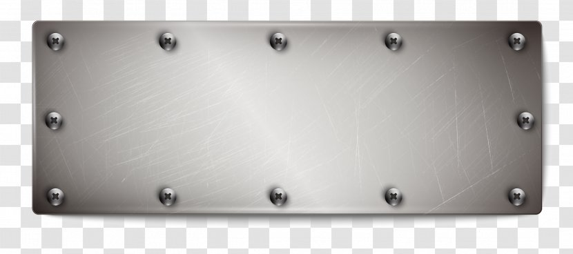 Metal Stainless Steel O Escudo Material - Rectangle - Plate Transparent PNG