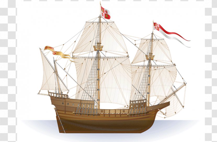 Brigantine Galleon Caravel San Salvador Carrack - Galeas - Ship Transparent PNG