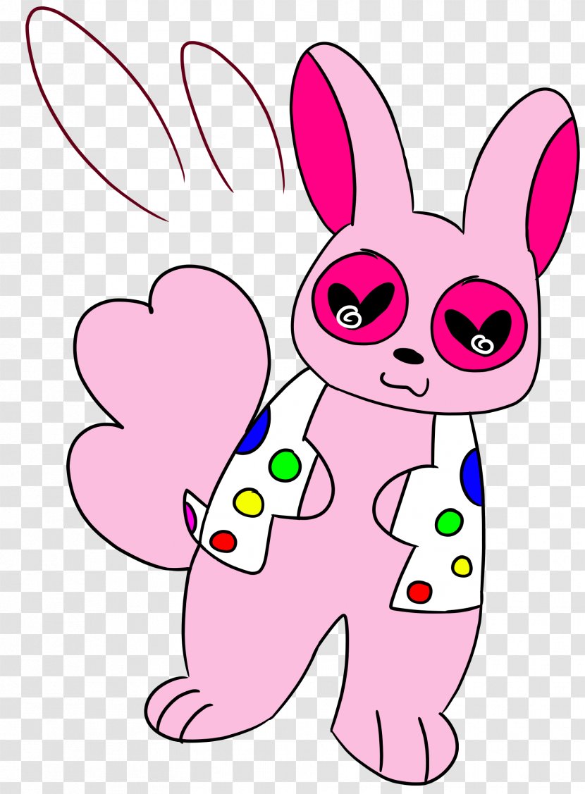 Easter Bunny Art Nose Clip - Cartoon Transparent PNG