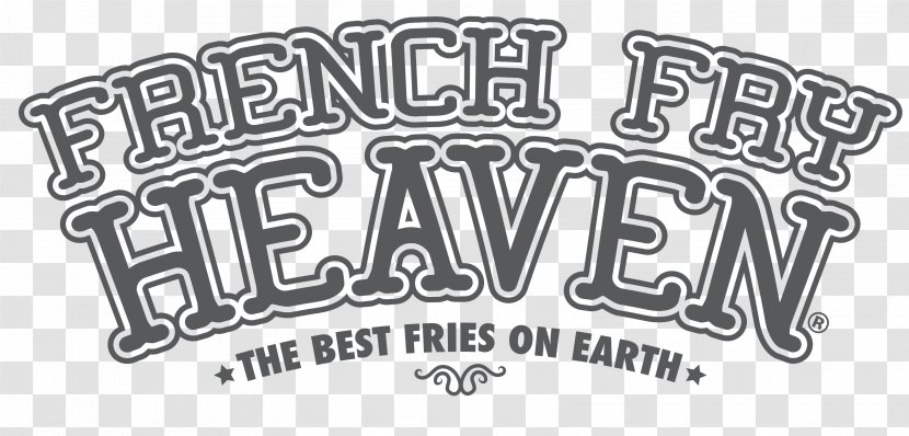 French Fry Heaven Logo Brand Font Line - Area - Words In English Transparent PNG