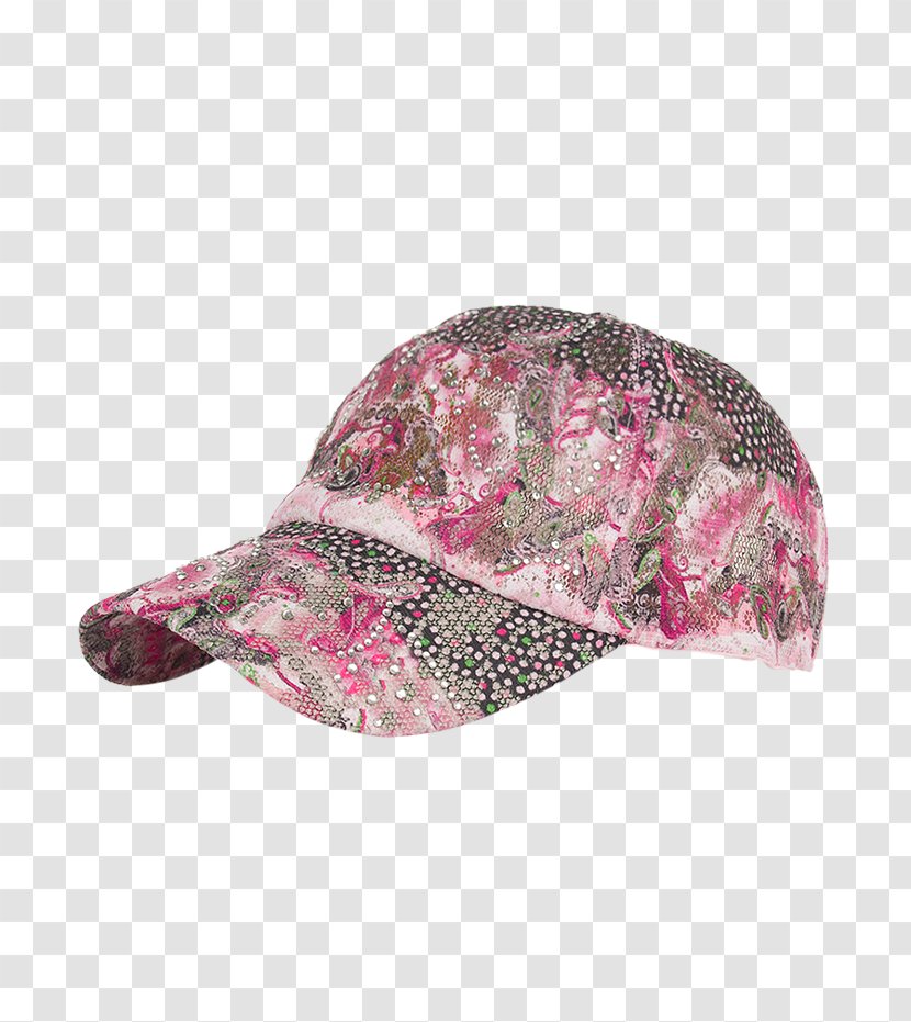 Baseball Cap Hat Headgear Clothing - Imitation Gemstones Rhinestones -painted Floral Material Transparent PNG
