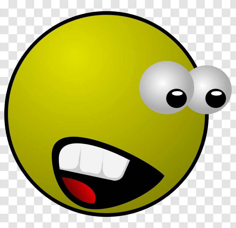 Smiley Cartoon Fear Face Clip Art - Scared Person Transparent PNG