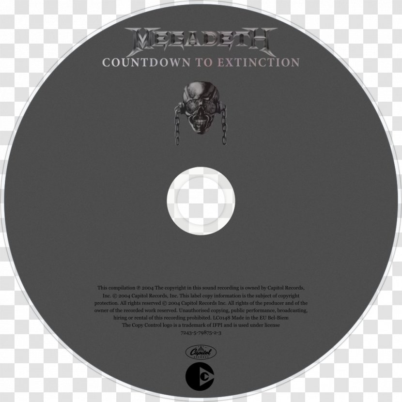 Compact Disc DVD Brand Label - Watercolor - Megadeth Transparent PNG
