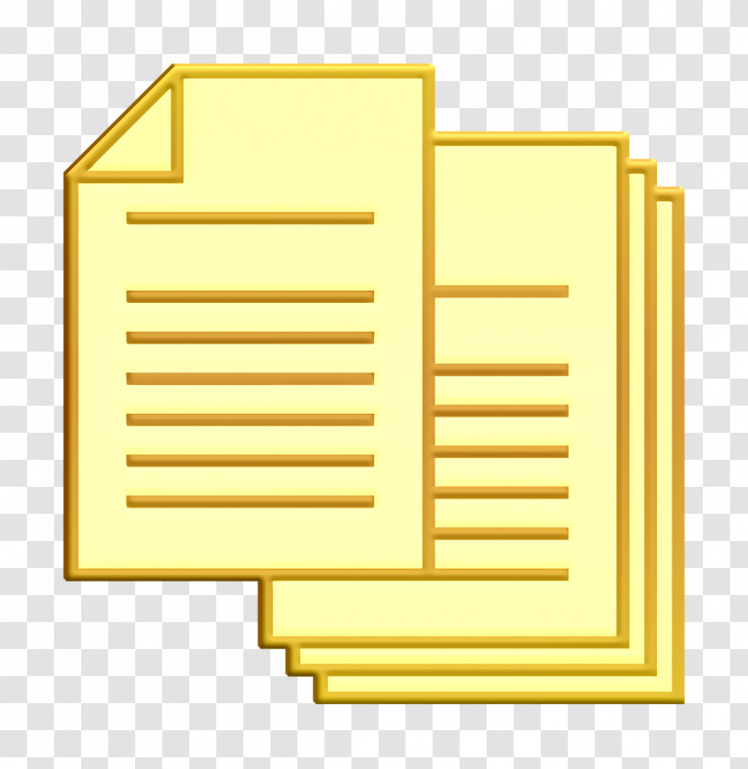 Copy Icon Office Supplies Icon Document Icon Transparent PNG