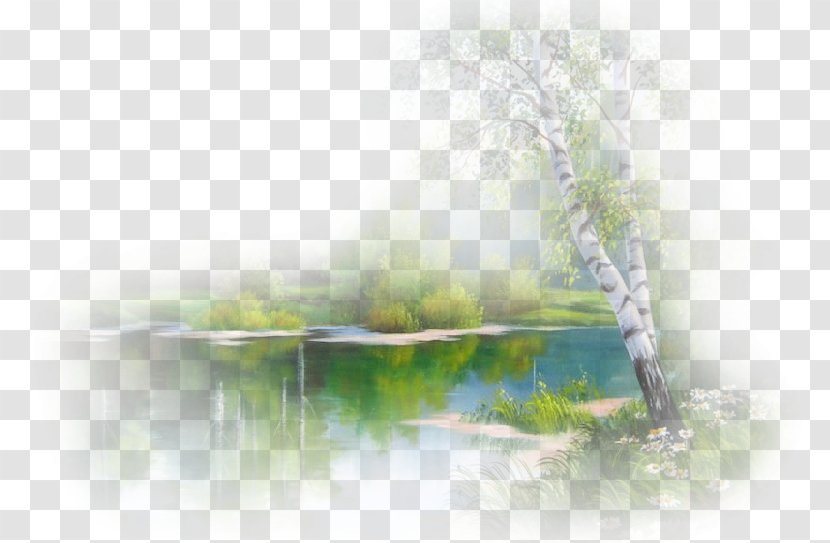 Watercolor Painting Water Resources Desktop Wallpaper Computer Close-up - Grass Transparent PNG
