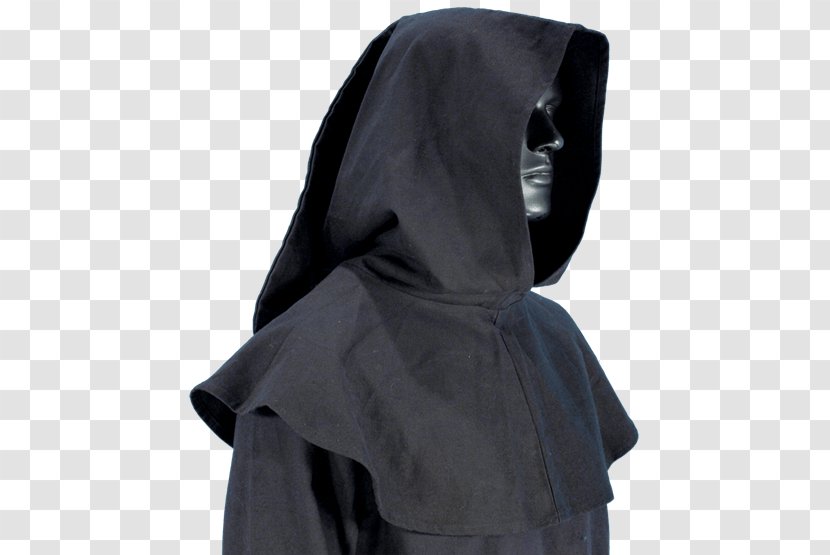 Hood Cloak English Medieval Clothing Cape - Neck - Cloak&dagger Transparent PNG