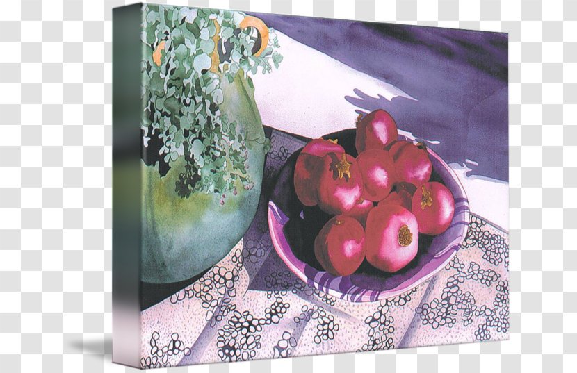 Still Life Photography Giclée Fruit - Watercolor Pomegranate Transparent PNG