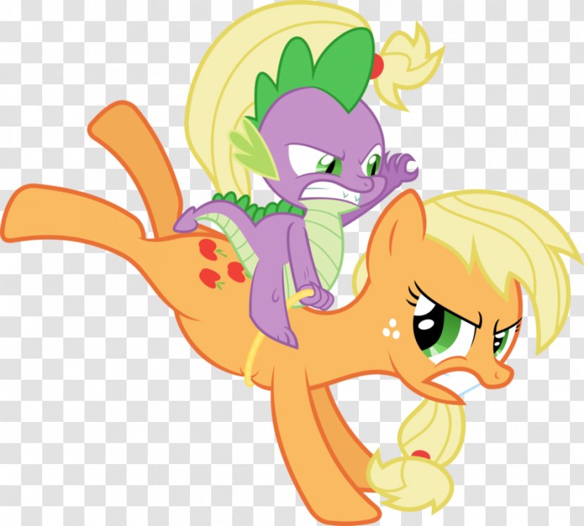 Applejack Pony Spike Rodeo Horse - Watercolor - RODEO Transparent PNG