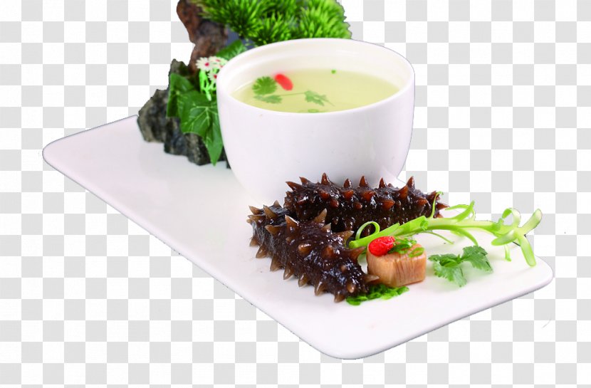 Vegetarian Cuisine Recipe Leaf Vegetable Salad Tableware - Vegetarianism - Sea Cucumber Transparent PNG