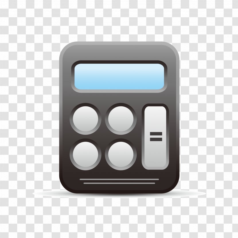 Calculator - Electronics - Black Transparent PNG