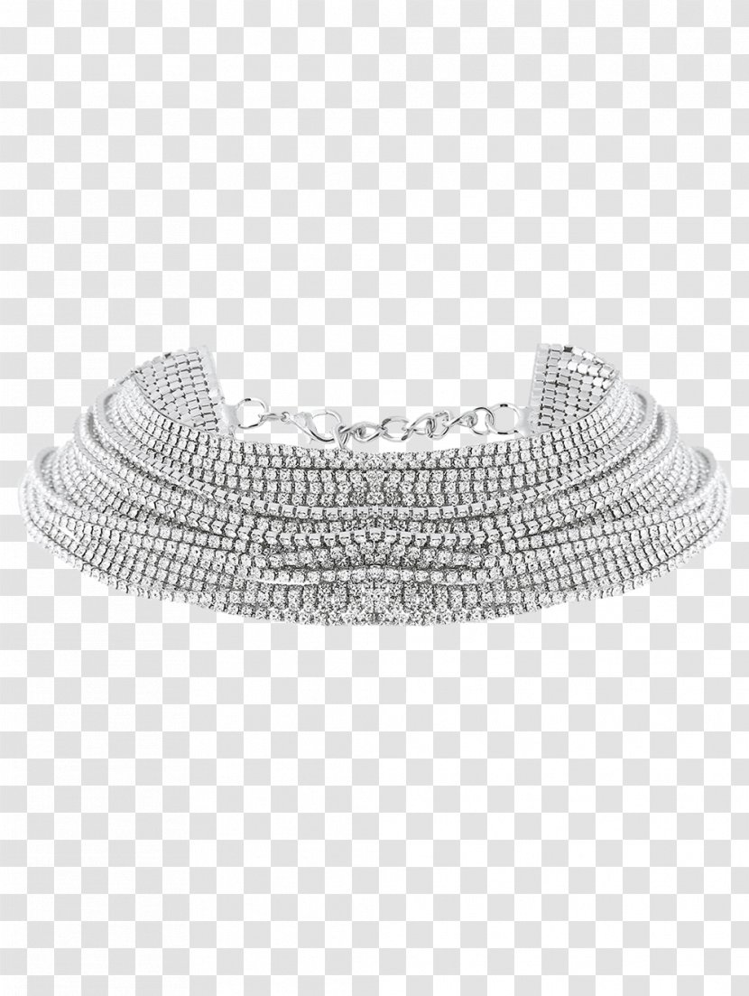 Jewellery Choker Necklace Imitation Gemstones & Rhinestones Bra - Cartoon - Multilayer Style Transparent PNG