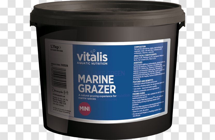 MarineGrazer Mini 110gr Water Food Navy Aquarium Fish Feed - Platinum - Marine Transparent PNG