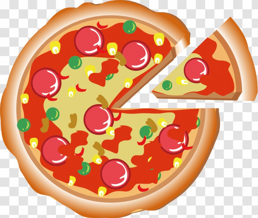 Pizza Fast Food European Cuisine - Fruit Transparent PNG