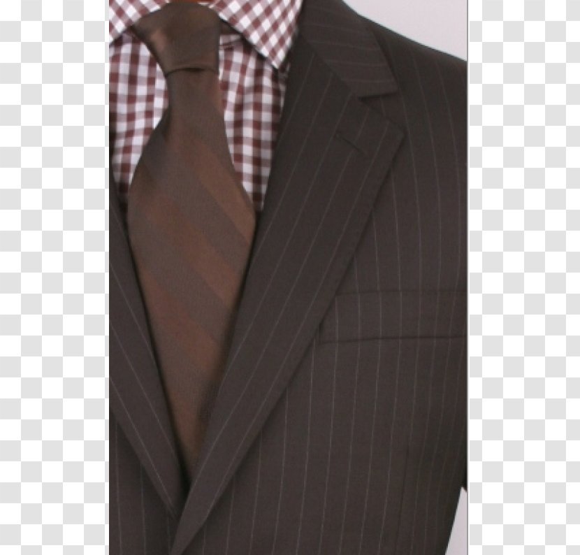 Tuxedo M. - Suit - Brown Stripes Transparent PNG