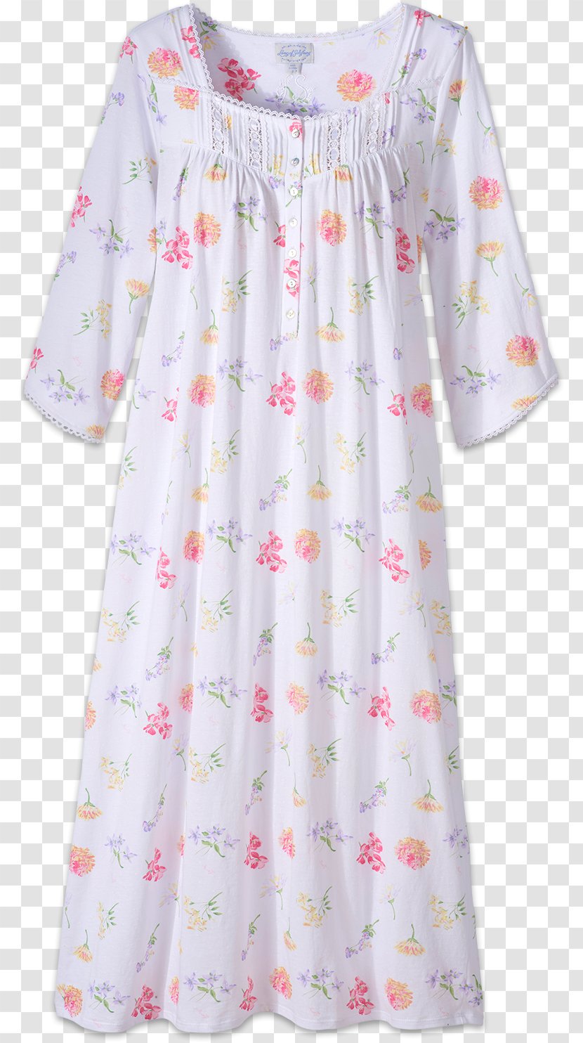 Nightgown Nightshirt Cotton Clothing - Dress Transparent PNG