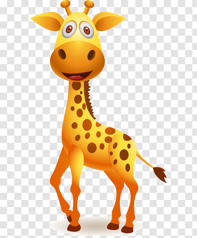 Giraffe Cartoon Royalty-free Clip Art Transparent PNG